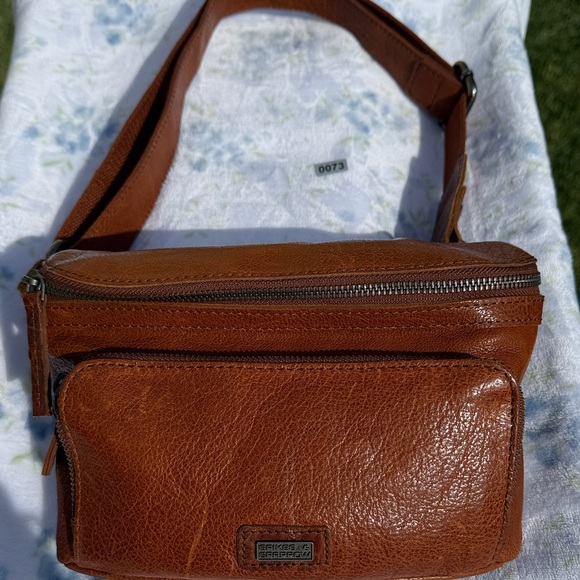 Spikes & Sparrow Handbags - Brown Leather Belt Bag
